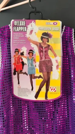 1920 -luvun flapper-mekko, koko M