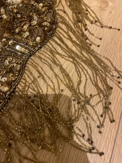 Belly dancing shawl embroidered