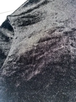 Black velvet jumpsuit