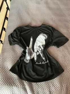 bluzka oversize czarna