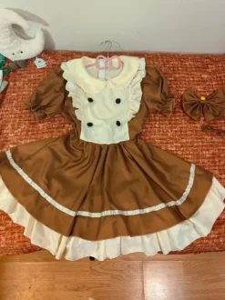 Brown Lolita Maid dress