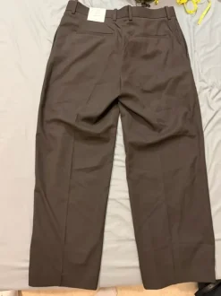 Brown Loose Fit Trousers H&M