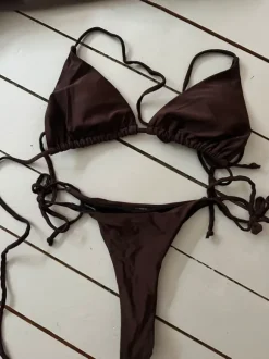 Brun highwaist bikini