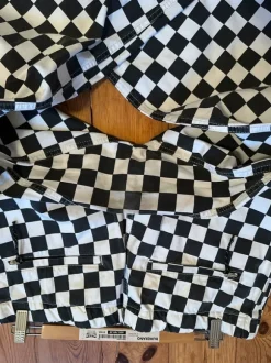Chequered pants