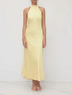 Cider satin dress