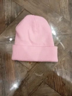 corteiz pink used beanie and new hellow kitty pants