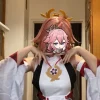 Cosplay Yae Miko Genshin Impact + peruka