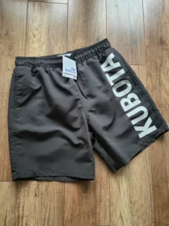 Czarne męskie szorty kąpielowe Kubota M