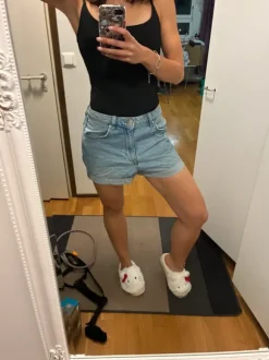 denim shorts