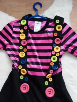 Efektowna,kolorowa sukienka - Pani Klaun.38