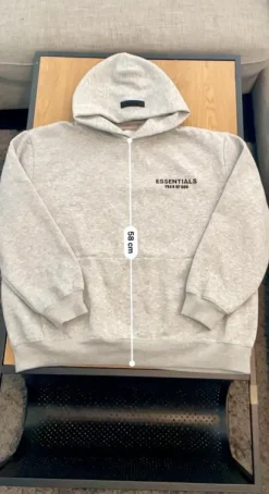 Essentials Fear of God Hoodie - Grey - Size M (Kuin uusi)