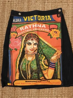 Farkkuhame, kietaisuhame, intialainen nainen