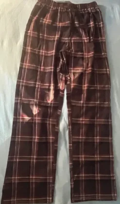 Flanelli tyyliset yöhousut koko S