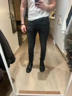 Gabbiano Skinny mustat farkut