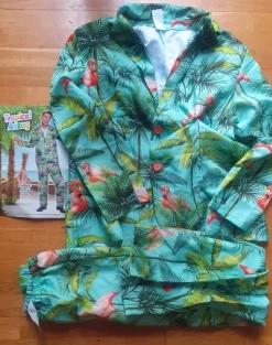 Garnitur hawajski przebranie karnawałowe męskie rozmiar XL