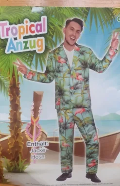 Garnitur hawajski przebranie karnawałowe męskie rozmiar XL