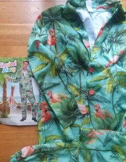 Garnitur hawajski przebranie karnawałowe męskie rozmiar XL