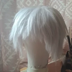 Gojo wig, white short wig