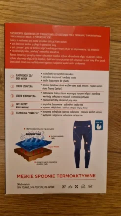 HiMountain męskie spodnie termoaktywne