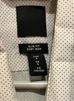 HM kostym med vit skjorta