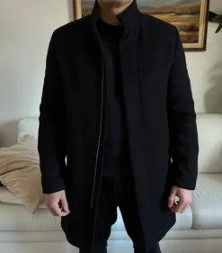 H&M musta miesten takki