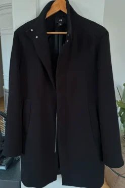 H&M musta miesten takki