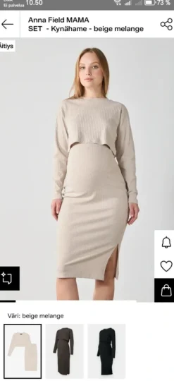 Äitiysvaate setti (hame+paita)