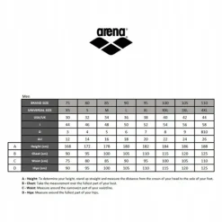 j1920 męskie kąpielówki arena m / D5