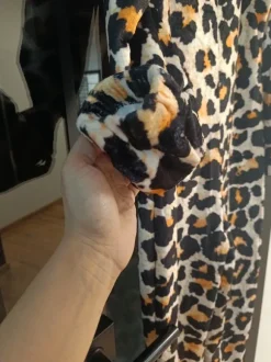 Kombinezon z kapturem polarowy, piżama z kapturem