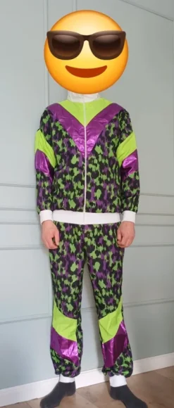 Kostium retro lata 80/90 dla dorosłych rozmiar L