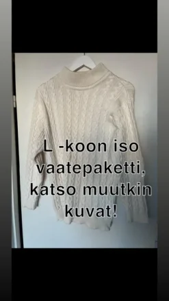 L -koon iso vaatepaketti