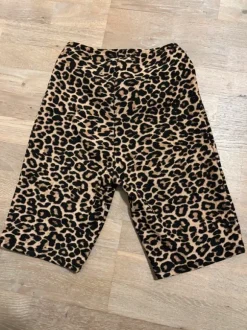 Leopard biker shorts