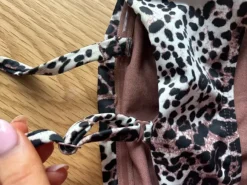 Leopardikuosi bikini yläosa