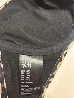 Leoprdikuvioiset bikinien yläosa