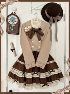 Lolita Winter Solstice Wool Blend Short Coat