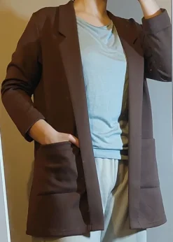 Long brown jacket