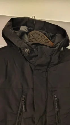 Miesten toppatakki musta koko L