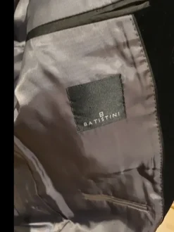 Miesten tummansinen(melkein musta) samettitakki kokoa XL