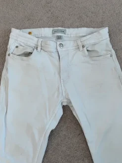 Miesten valkoiset farkut W32L30