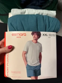 Męska piżama dwuczęściowa z bawełną