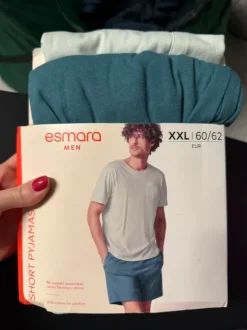 Męska piżama dwuczęściowa z bawełną