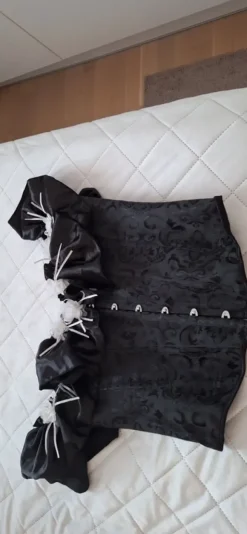 Musta korsettitoppi koko: L