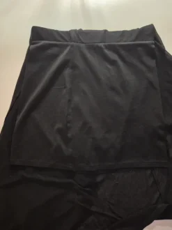 Musta mullet skirt -hame