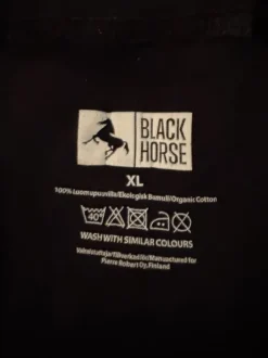 Mustat Black Horse -leggingsit (XL)