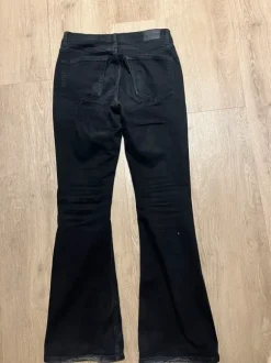 Mustat low waist flare- farkut