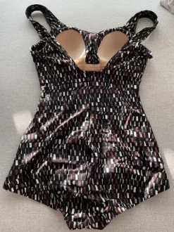 Naisten uimapuku, ruskea, US koko 12