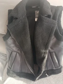 Nowa Kamizelka ramoneska krótka ocieplana