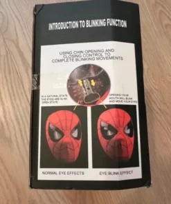 Nowa maska Spiderman, ruchome oczy