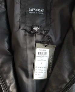 Only & Sons Keinonahkatakki L uusi