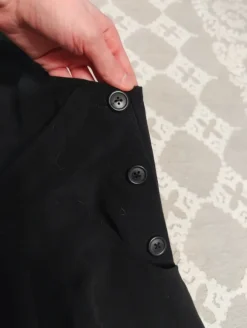 Oversize overalls with pockets